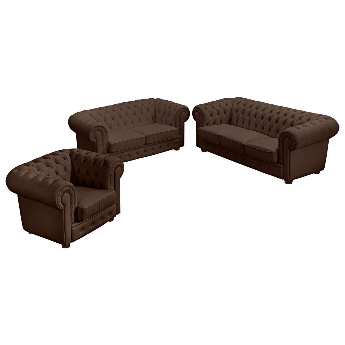 SESSEL Kalea Bezug Kunstleder Buche nussbaum dunkel / braun - Braun, Kunststoff (110/76/98cm) - 58aufmkessel