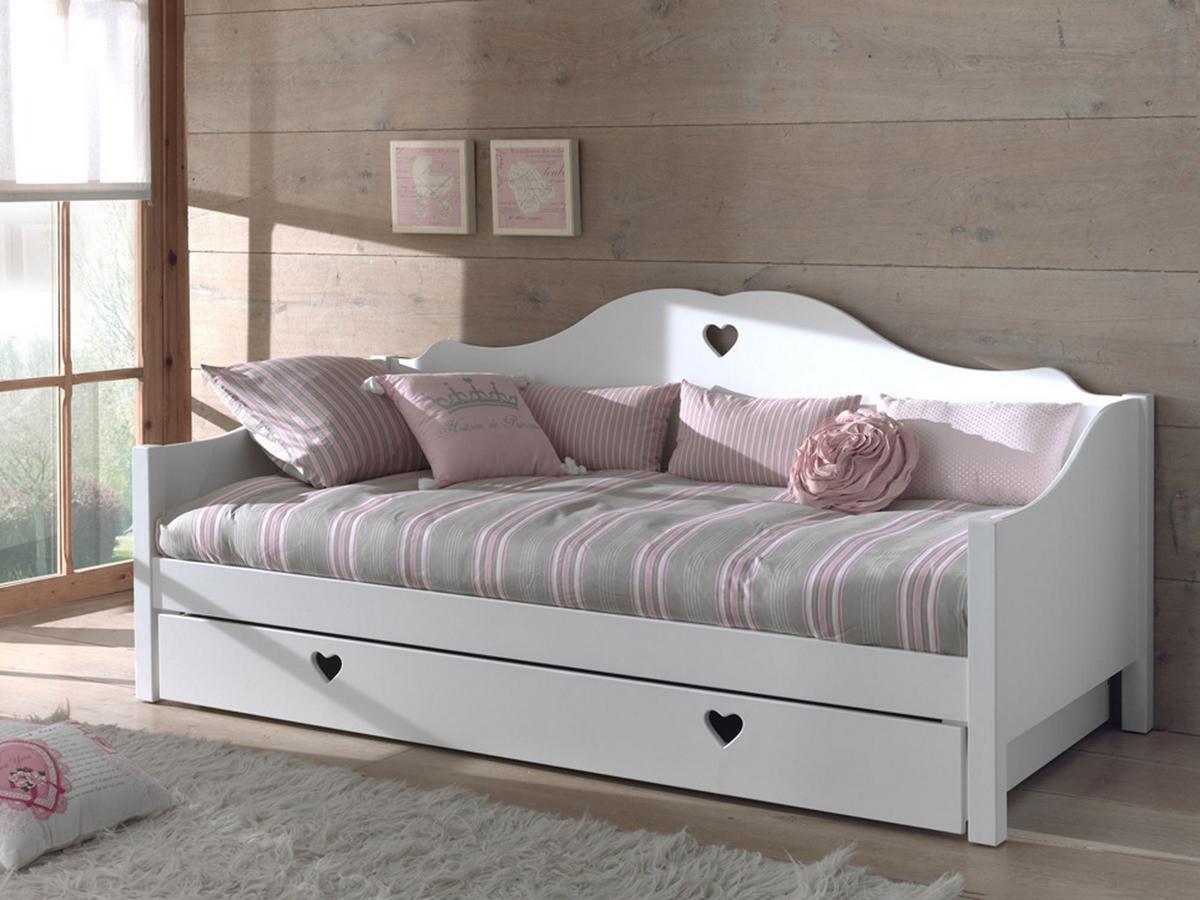 KOJENBETT Kamila 211x95x97 aus MDF in Weiß - Weiß, Holzwerkstoff (90/200cm) - 58aufmkessel