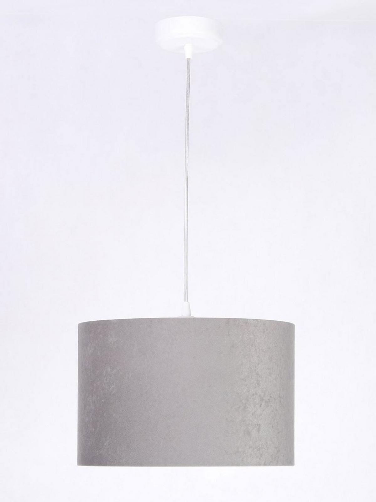 HÄNGELEUCHTE Grau 30/20 cm - Weiß/Grau, Kunststoff (30/0.45/20cm) - ONZENO