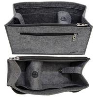 TASCHENORGANIZER XL, 36x12x22 cm, aus Filz, Grau - Grau, Kunststoff (36/12/22cm) - Dunedesign