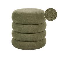 POUF Grün Sumpter - Grün, Textil (43/47/43cm) - Beliani