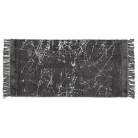 KURZFLOR-TEPPICH Hanli 150/80 cm - Grau, Naturmaterialien (80/150cm) - Beliani