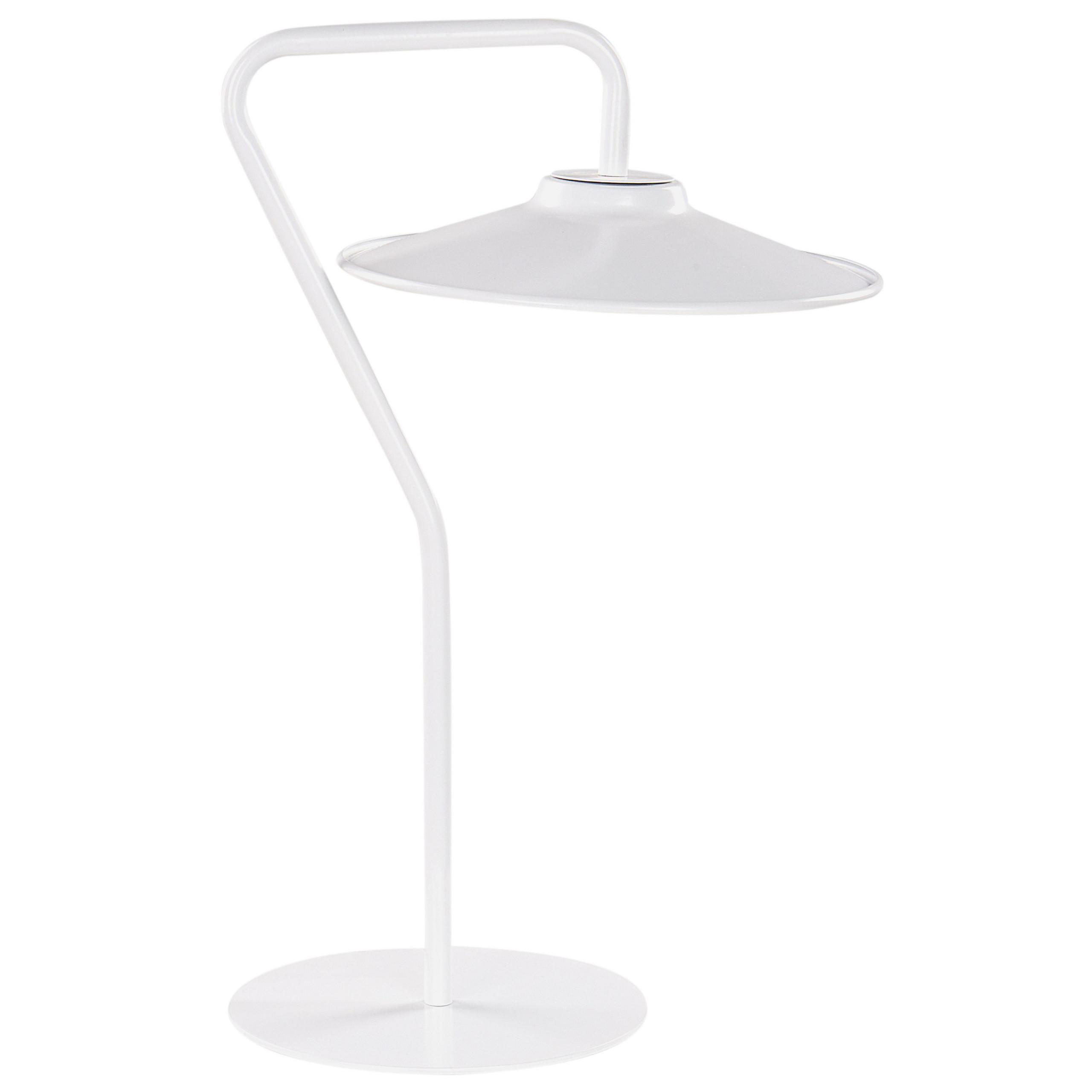 TISCHLEUCHTE Weiß Galetti - Weiß, Metall (22/30/41cm) - Beliani