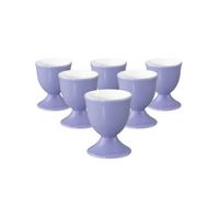 EIERBECHER Liberty Pure Colors Grape Purple ø 4,9 cm 6er Set - Lila, Keramik (4.9/6.4/4.9cm) - Seltmann Weiden