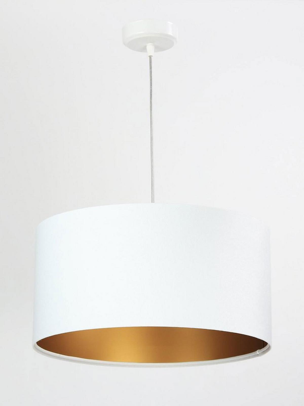 HÄNGELEUCHTE Gold 40/20 cm - Goldfarben/Weiß, Kunststoff (40/0.6/20cm) - ONZENO