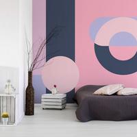 SELBSTKLEBENDE FOTOTAPETE 294/210 cm - Pink/Lila, Kunststoff/Textil (294/1cm) - KUNSTLOFT