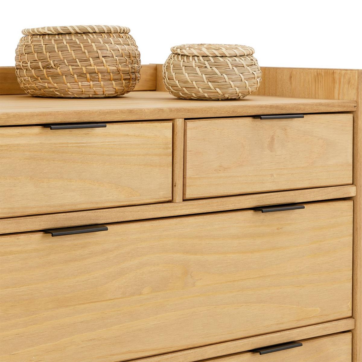 KOMMODE TEPERA braun - Braun, Holz (75/92/46cm) - IDIMEX
