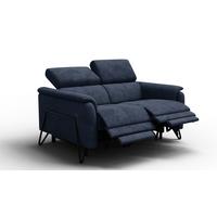RELAXSOFA RODEN 2-Sitzer, marineblau - Dunkelblau, Holz/Textil (152/82/103cm) - Wozimo