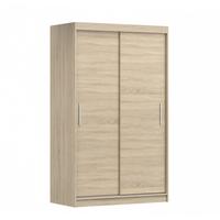 SCHWEBETÜRENSCHRANK Neomi 04 ohne Spiegel Sonoma Eiche, Sonoma Eiche 120 cm - Alufarben/Sonoma Eiche, Holzwerkstoff/Kunststoff (120/200/61cm) - imoebel24