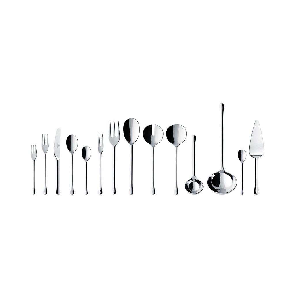 TAFELBESTECK Udine silber 70-tlg. - Silberfarben, Metall - Villeroy & Boch