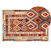 KELIM-TEPPICH Oshakan 230/160 cm - Multicolor, Textil (160/230cm) - Beliani