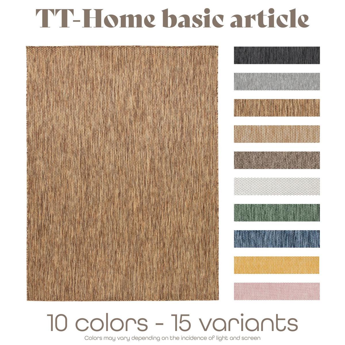 OUTDOORTEPPICH Coffee 120 x 160 cm - Dunkelbraun, Kunststoff (120/160cm) - TT Home