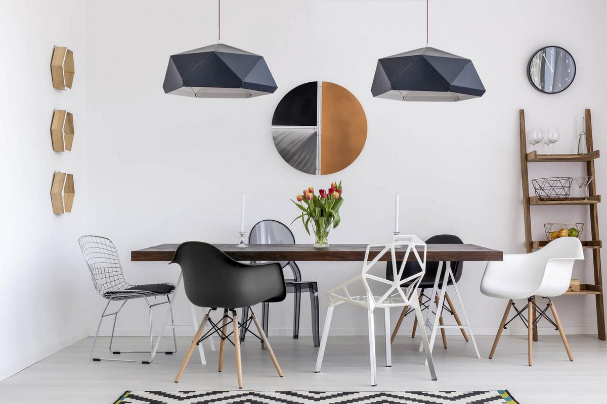 WANDDEKO Schwarz 60/60 cm - Schwarz, Metall (2/60/5cm) - KUNSTLOFT