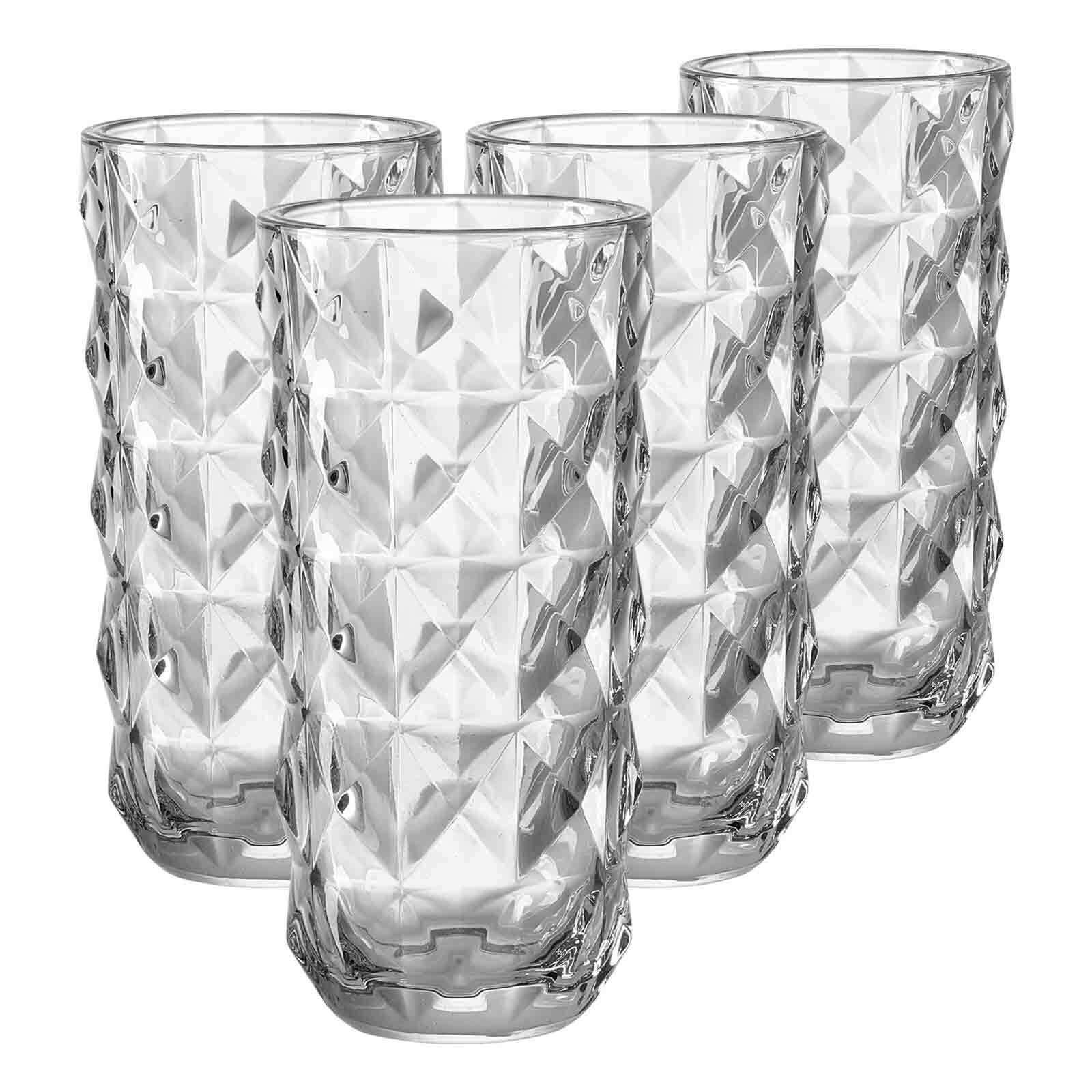 VASEN Luca transparent 19,5 cm 4er Set - Transparent, Glas (9.5/19.5cm) - Ritzenhoff Breker