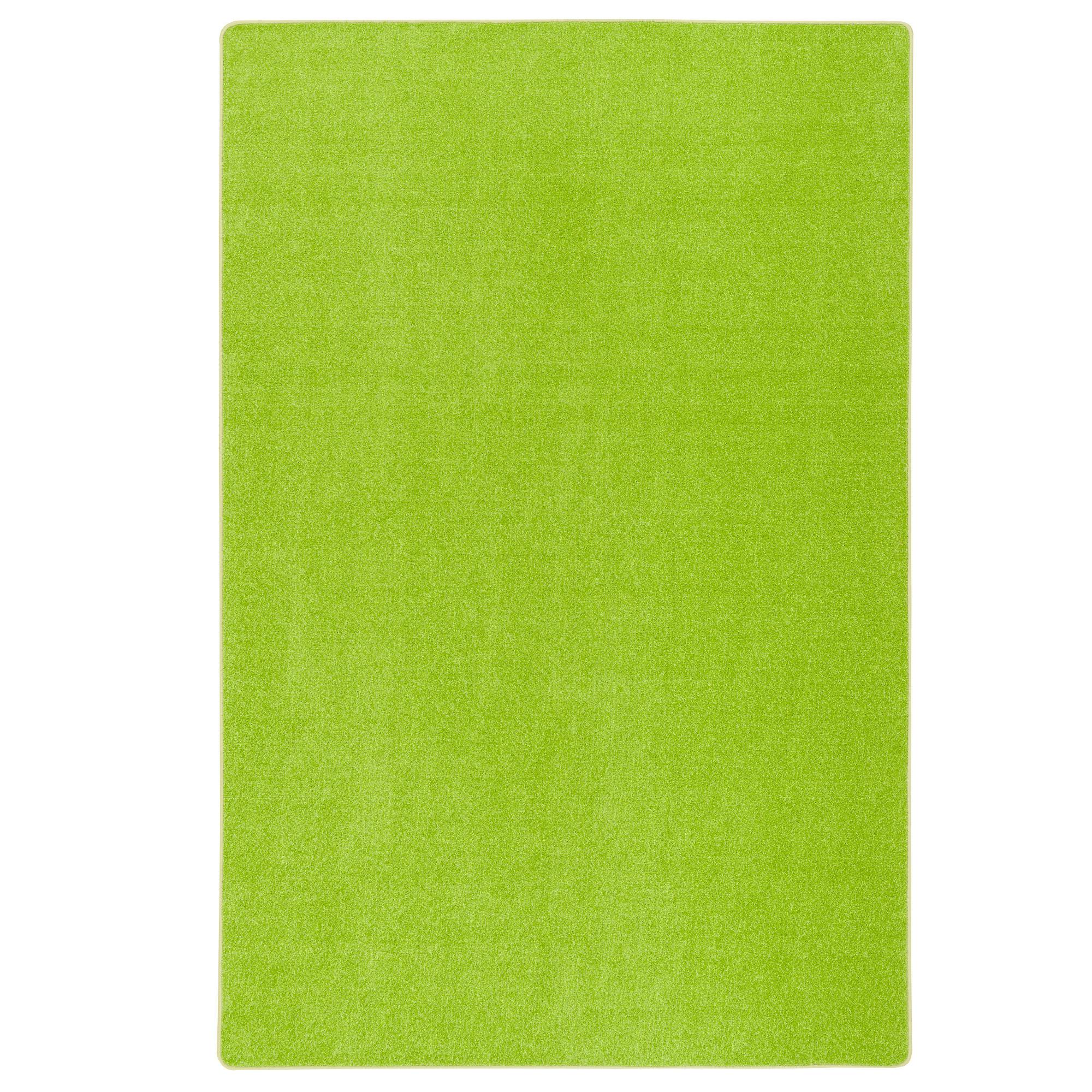 TREND VELOURS TEPPICH JOY - Limette, Textil (133/133cm) - Snapstyle