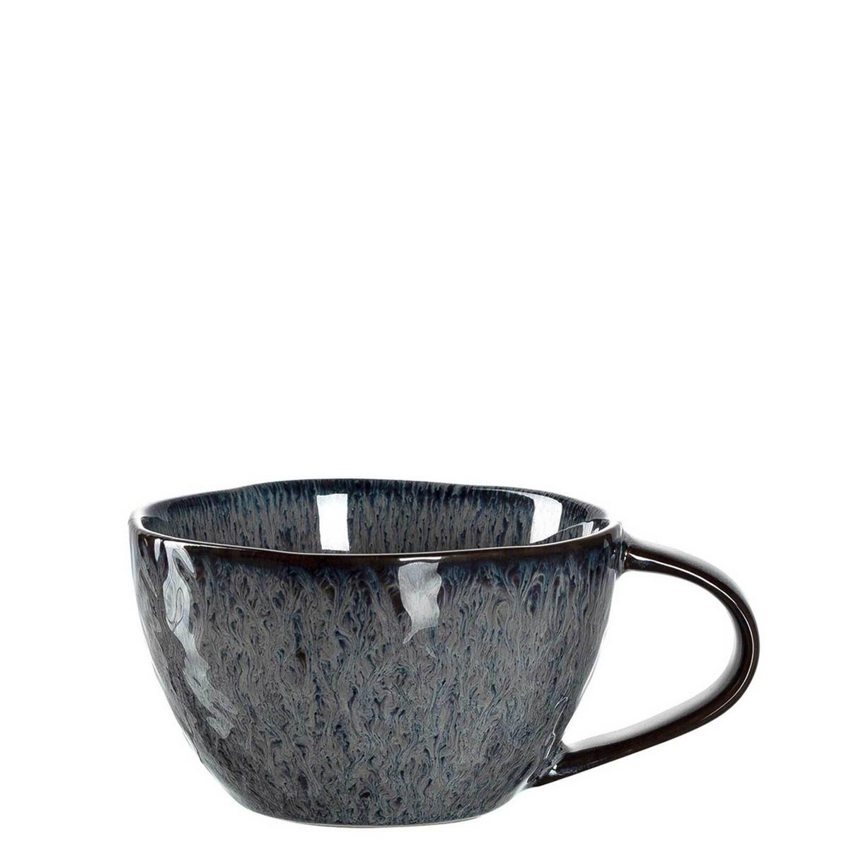 TASSEN Matera anthrazit 290 ml 4er Set - Grau, Keramik (0.29L) - Leonardo Living