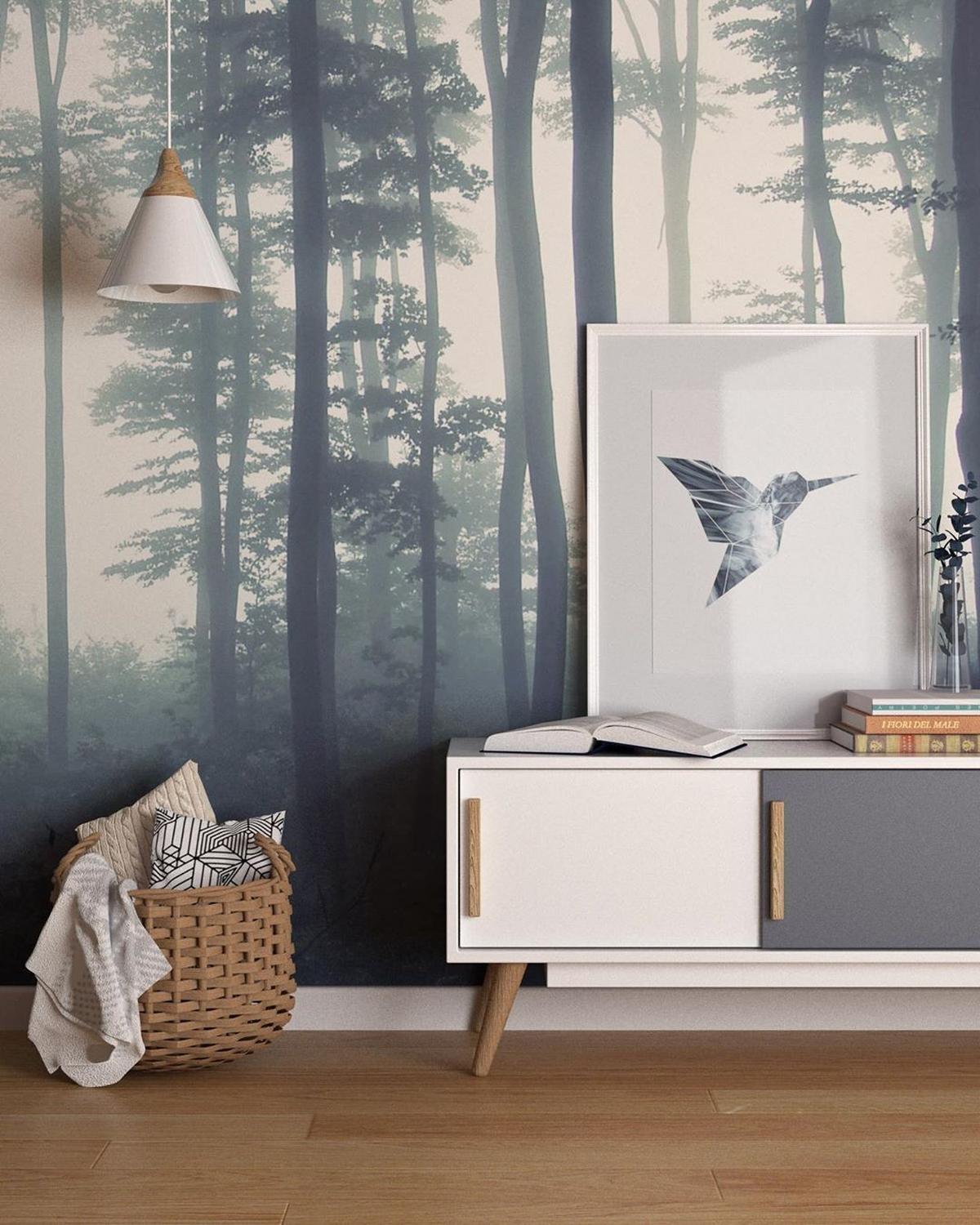 TV-MÖBEL Weiß, Grau, Hellbraun INDIANA 40/160/55 cm - Weiß, Holzwerkstoff (160/55/40cm) - Beliani