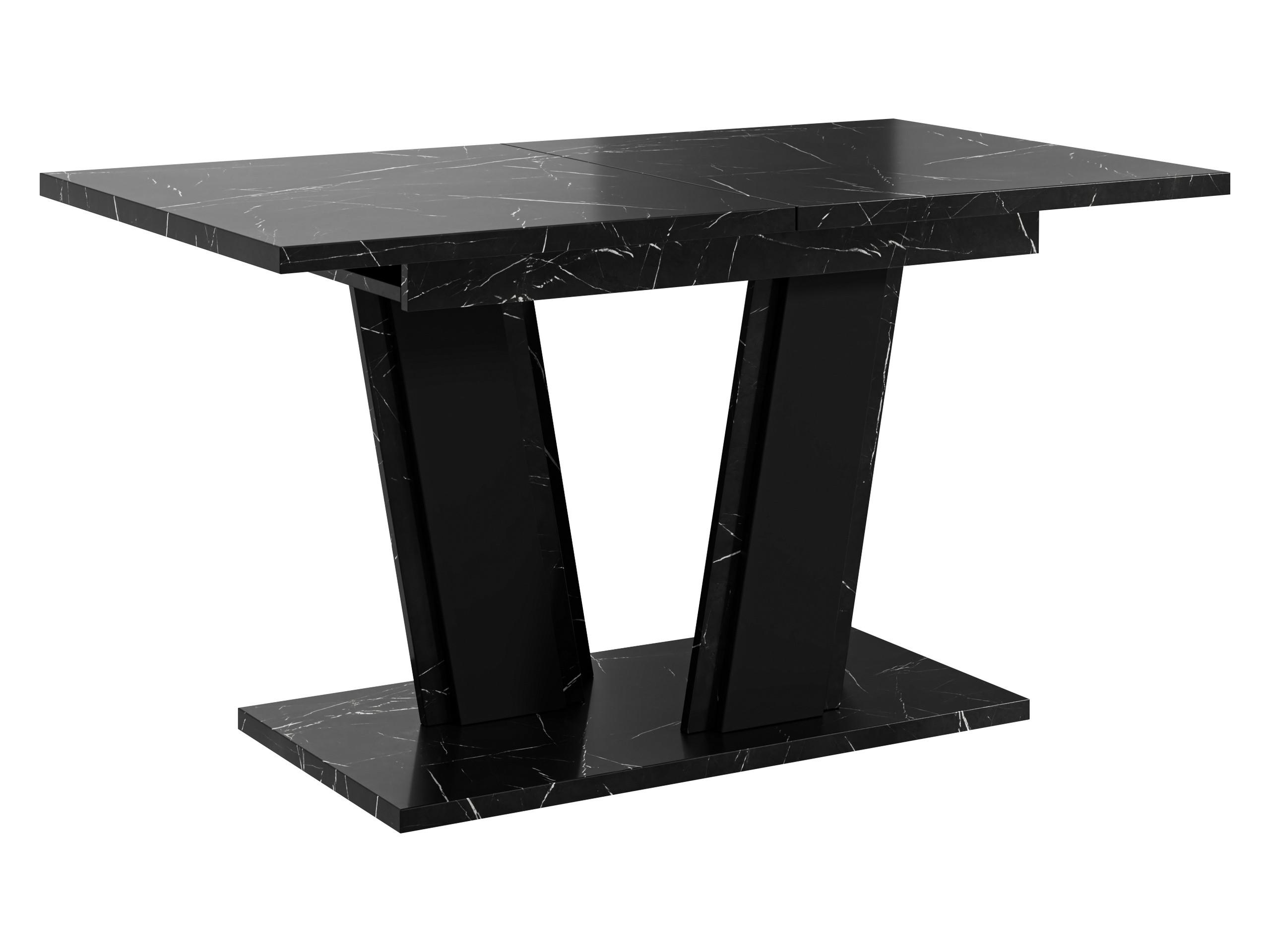 ESSTISCH Muss 160 - Schwarz, Holzwerkstoff (80/120/75cm) - MIRJAN24