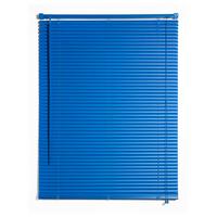 JALOUSIEN vinyl venetianische mit Blau Zugschnur 105x160 - Blau, Kunststoff (105cm) - STORESDECO