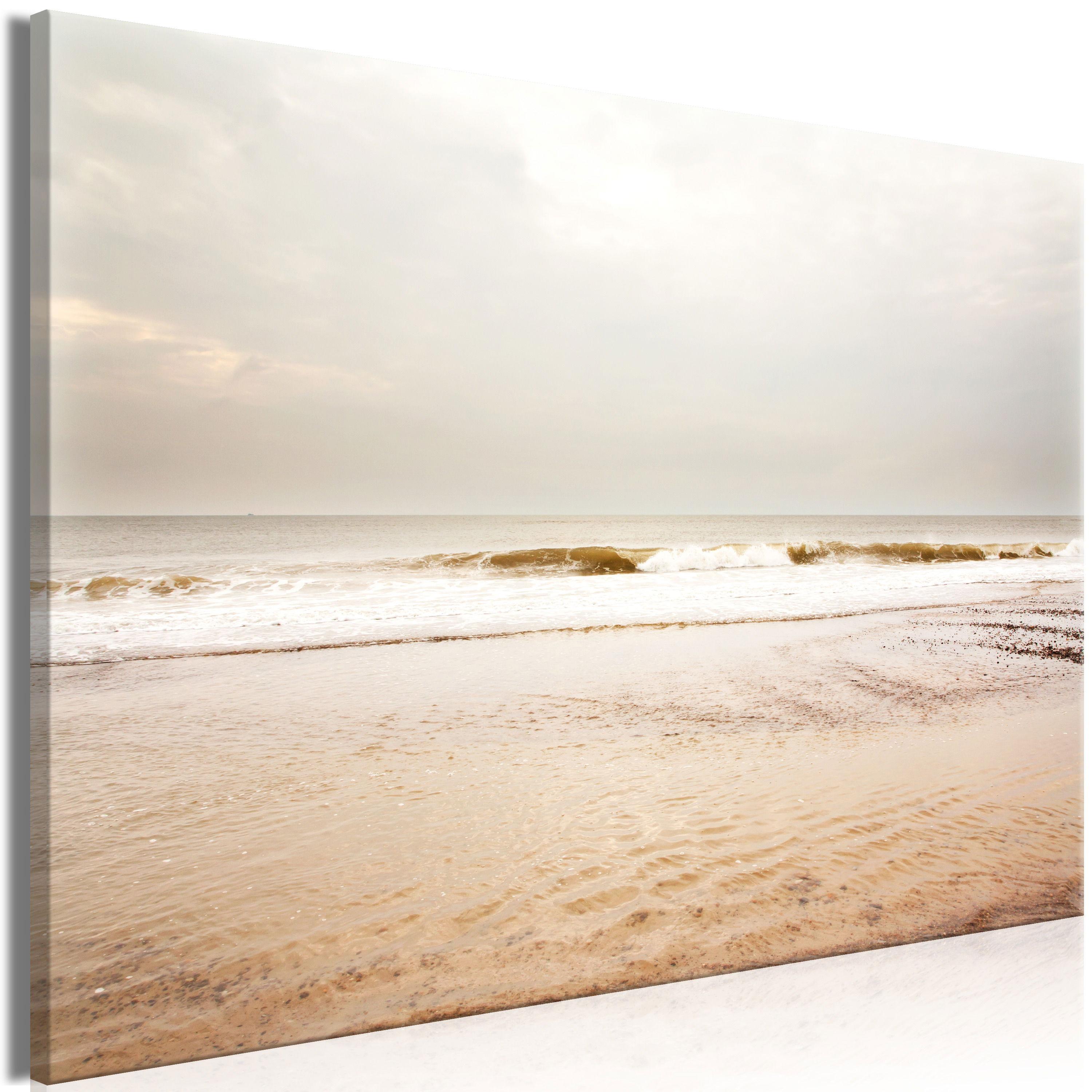 KUNSTDRUCK Braun 90/60 cm - Braun/Grau, Textil (90/60cm) - KUNSTLOFT