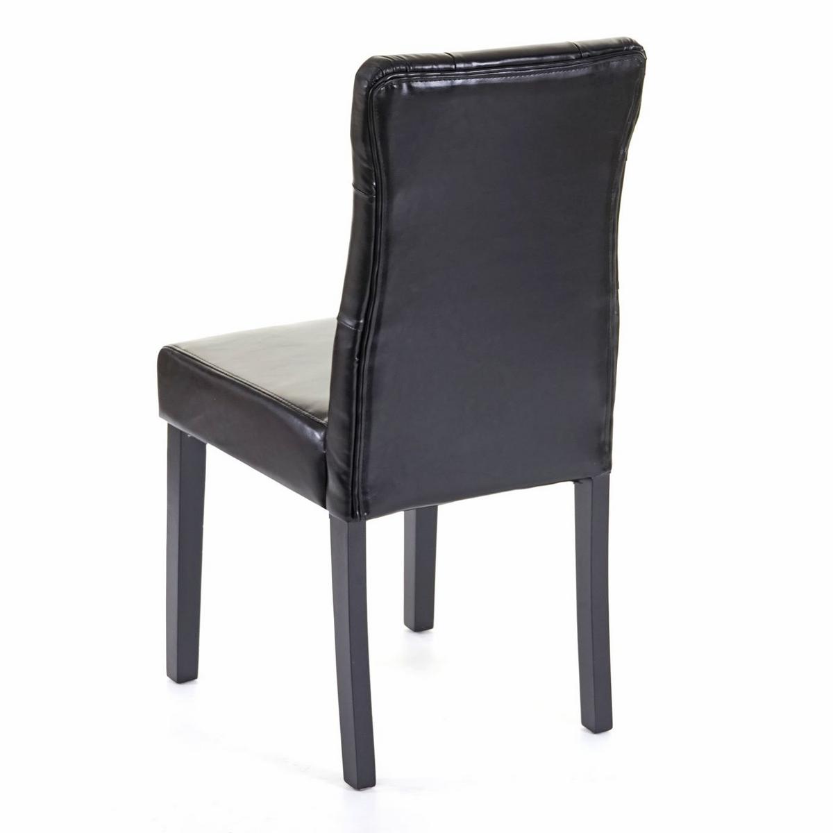 ESSZIMMERSTUHL Schwarz 4er-Set - Schwarz, Textil (41/88/55cm) - MCW