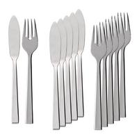 FISCHBESTECK Victor silber 12-tlg. - Silberfarben, Metall - Villeroy & Boch
