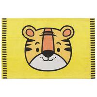 KINDERTEPPICH Ranchi 90/60 cm - Gelb, Textil (60/90cm) - Beliani