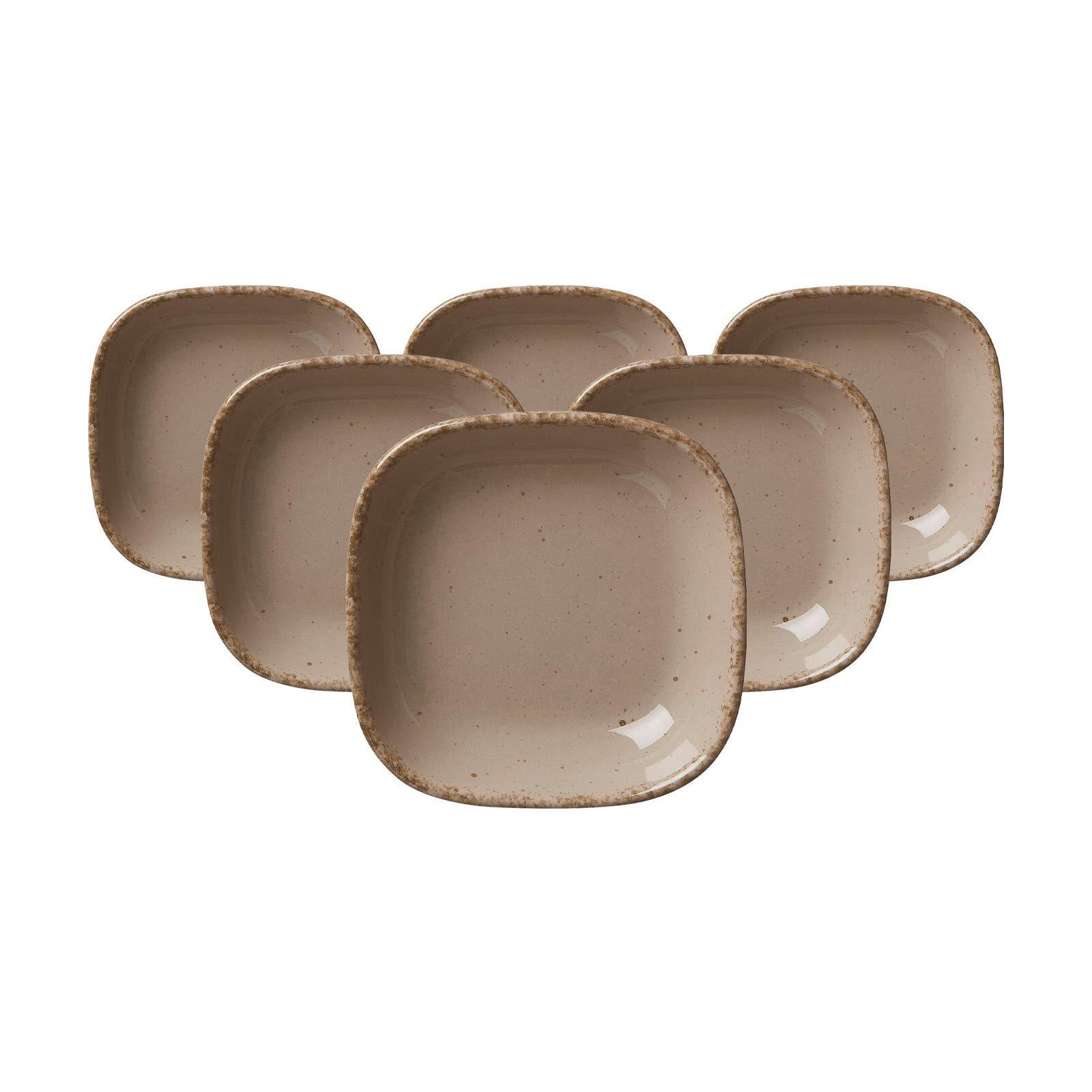 DIPSCHALEN Casa grau ø 10 cm 6er Set - Grau, Keramik (10cm) - Ritzenhoff Breker