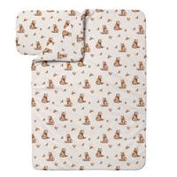 BABY Bambus-Bettwäsche Bärchen - Beige, Textil (100/135cm) - waldin