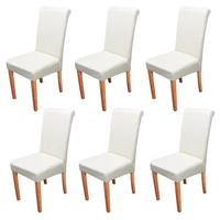 ESSZIMMERSTUHL Beige 6er-Set - Beige/Creme, Holz (41/99/60cm) - MCW