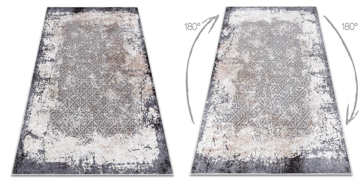 TEPPICH Miro 80/150 cm - Grau, Textil (80/150cm) - rugsX
