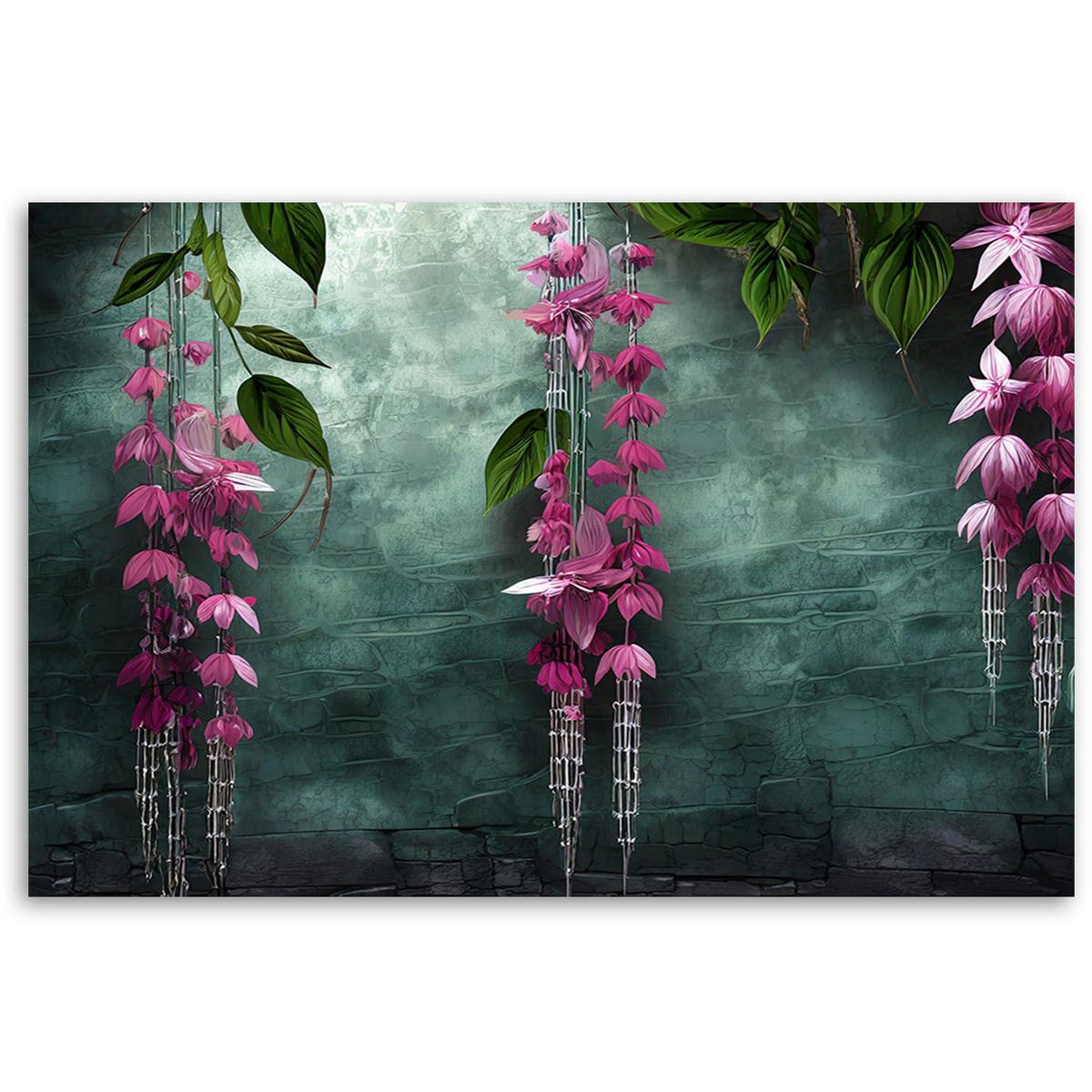 KUNSTDRUCK Grün 60/40 cm - Grün, Textil (60/40cm) - KUNSTLOFT