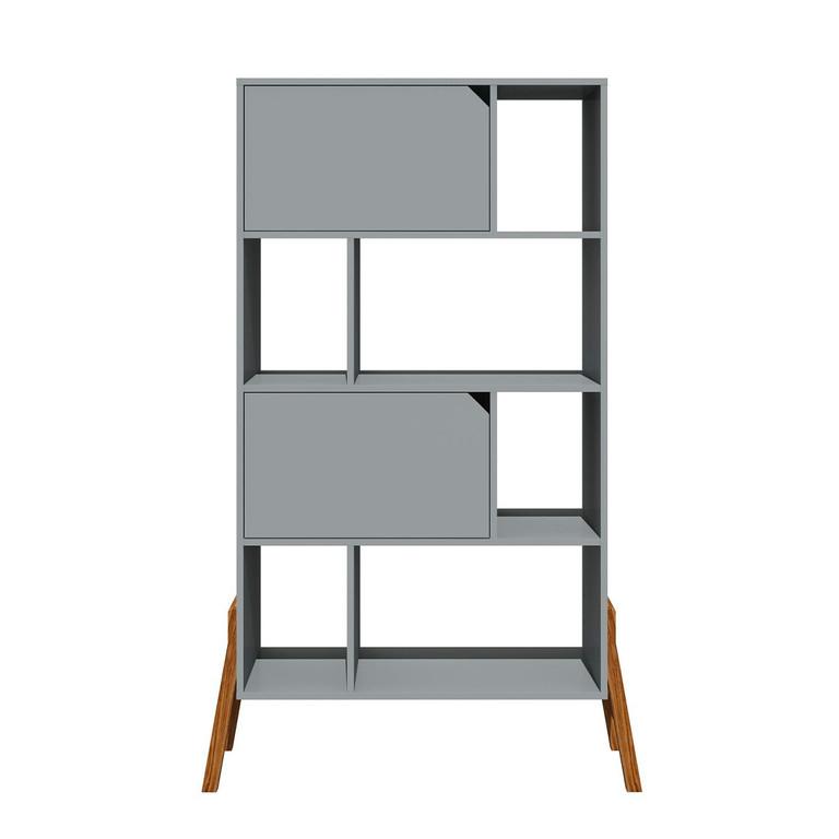 BÜCHERREGAL Grau - Grau, Holzwerkstoff (103/163/39cm) - Petits-meubles