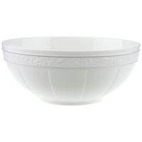 SCHÜSSEL Gray Pearl weiß 24,2 cm - Weiß, Keramik (24.2cm) - Villeroy & Boch