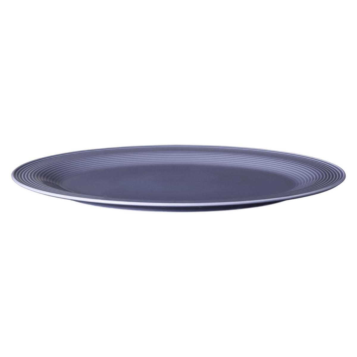 SERVIERPLATTE Beat Color Glaze Fliederblau 35 x 28 cm - Violett, Keramik (28/2.2/35.3cm) - Seltmann Weiden