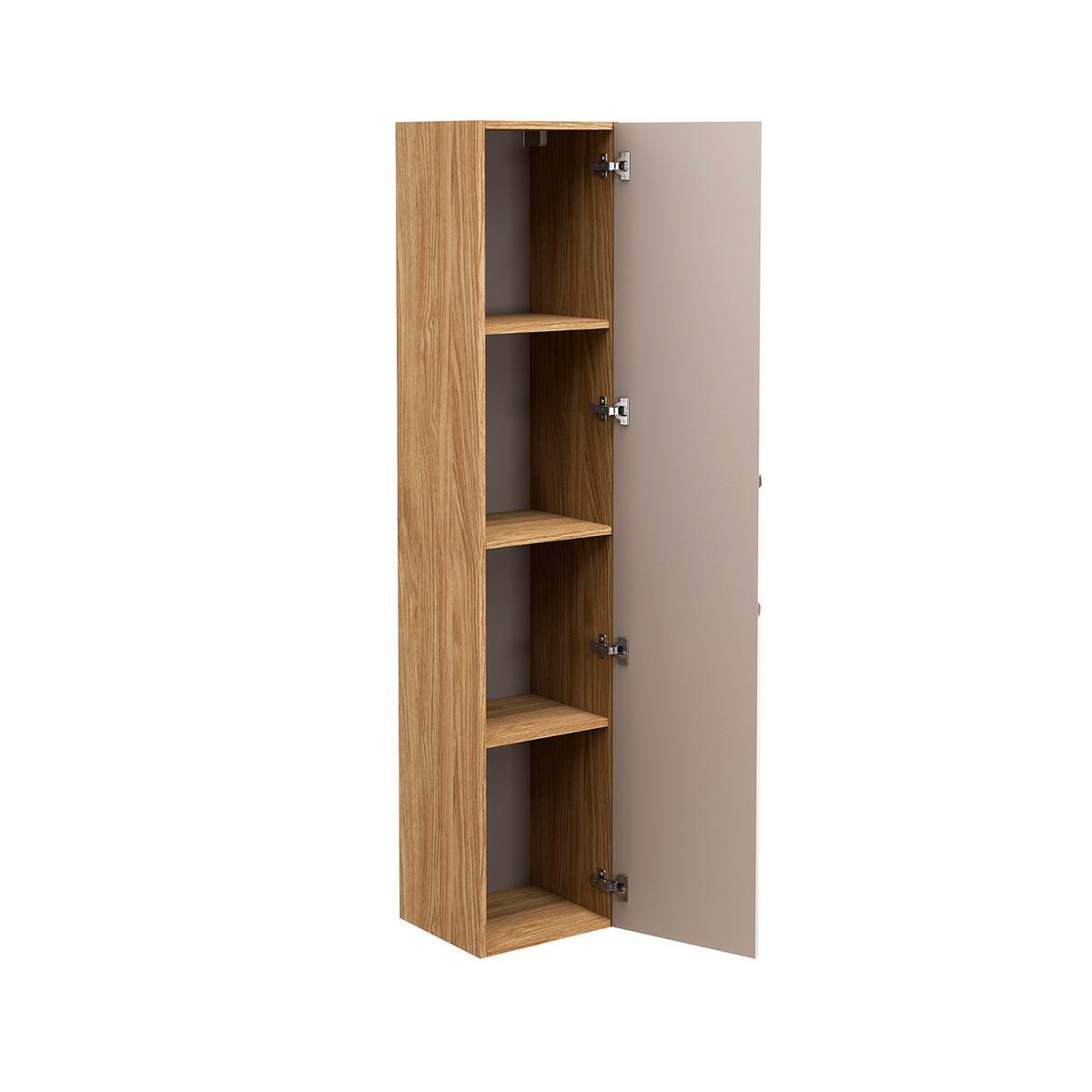 HÄNGESÄULE Mallory Beige und Holz - Braun, Holzwerkstoff (35/170/33cm) - Petits-meubles