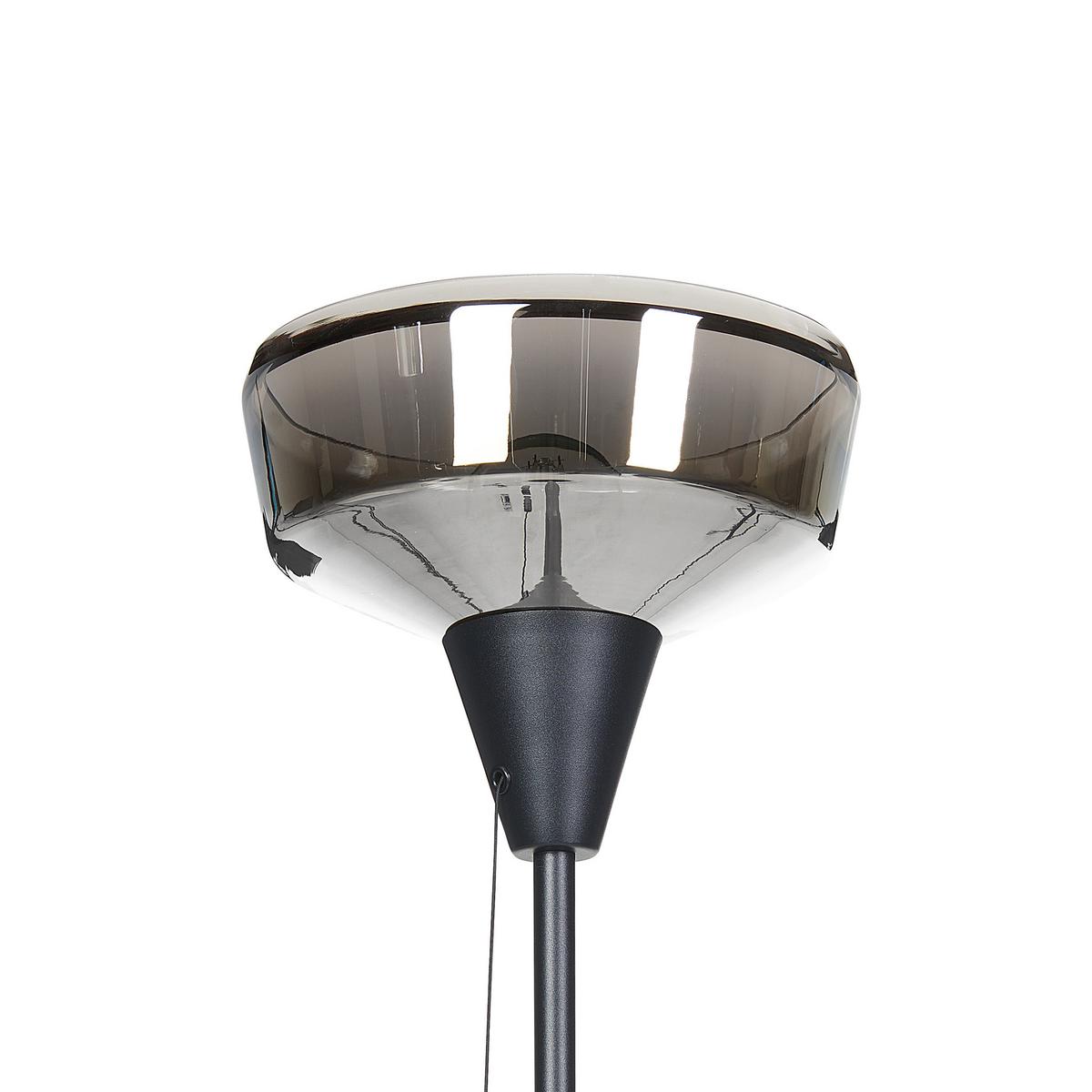 STEHLAMPE Talparo 25/25/175 cm - Schwarz, Metall (25/25/175cm) - Beliani