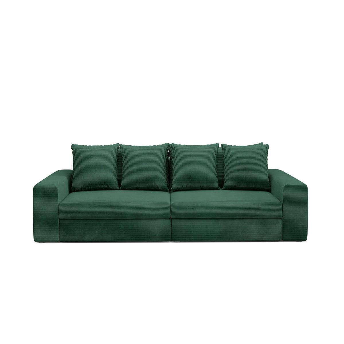SOFA Paola 3 Sitzplätze Tannengrün - Waldgrün, Holz (272/86/120cm) - Petits-meubles