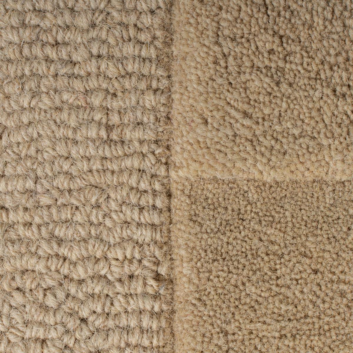 TEPPICH aus Wolle DEBEN in Natur, geometrisch, Ø 160 cm - Braun, Textil (160/160cm) - KADIMA DESIGN