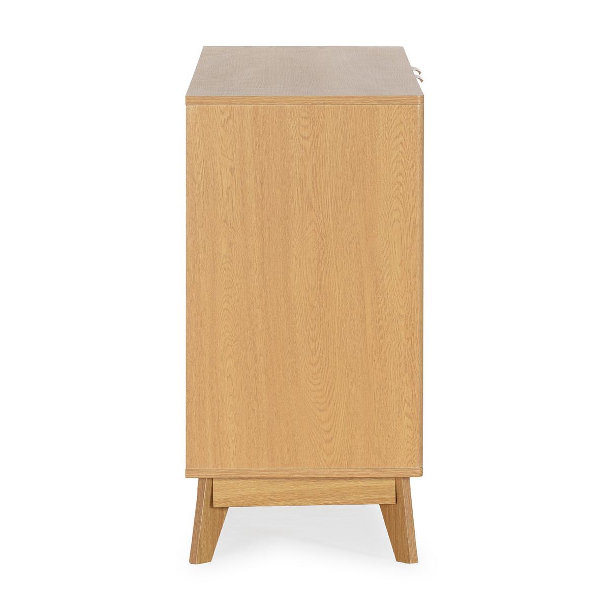 SIDEBOARD Oporto 2 türen Eichenfarbe - Honigeiche, Holzwerkstoff (120/80/40cm)