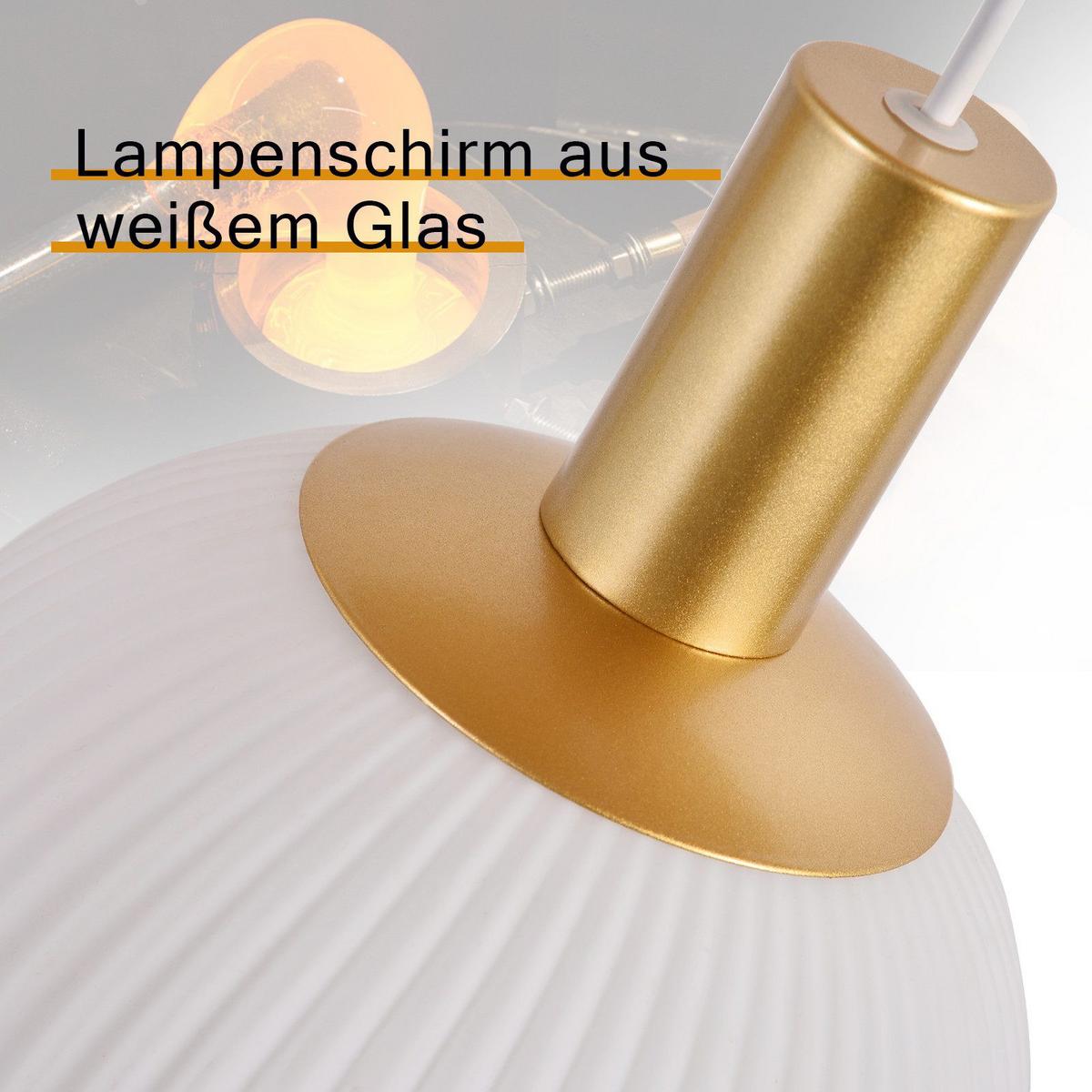 HÄNGELEUCHTE Syrvu 20.0/182.0/70.0 cm - Weiß, Metall (70/20/182cm) - ZMH