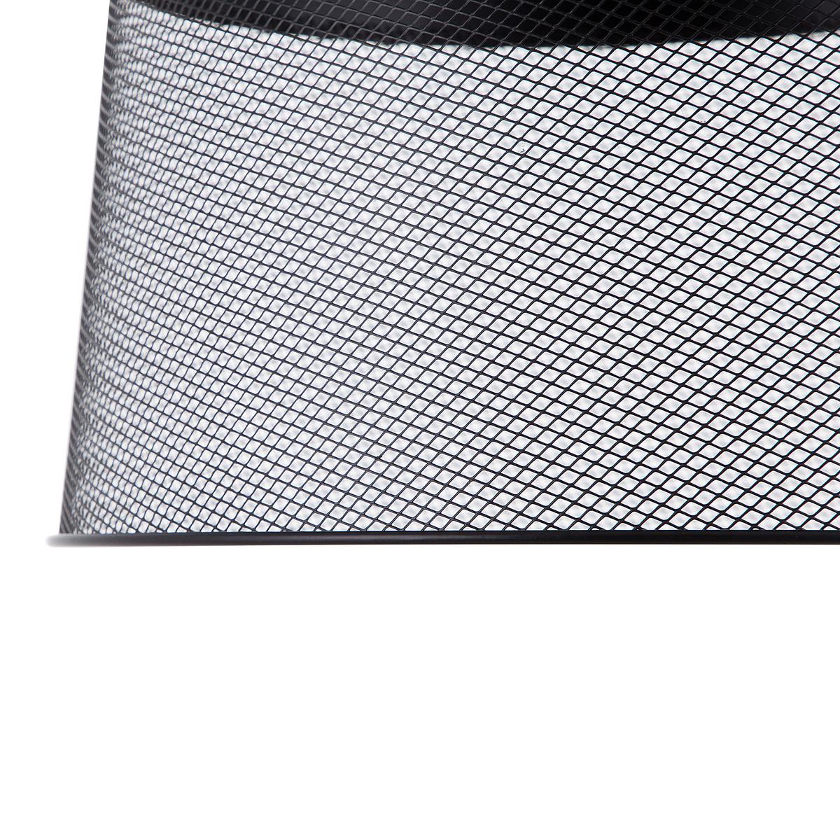 HÄNGELEUCHTE Muga 33/33/114 cm - Schwarz, Metall (33/33/114cm) - Beliani