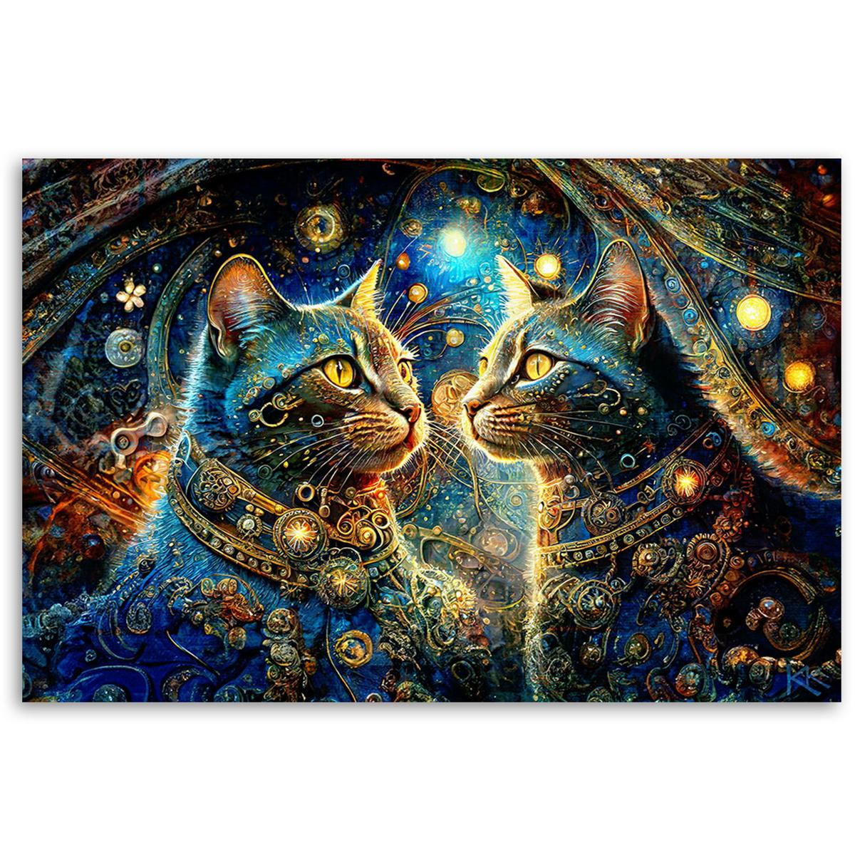 KUNSTDRUCK Lila 60/40 cm - Lila, Textil (60/40cm) - KUNSTLOFT