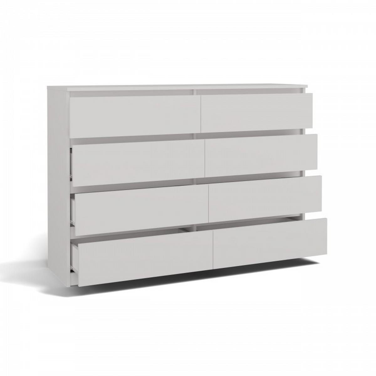 KOMMODE Weiß 138/97/40 - Weiß, Holzwerkstoff (138/97/40cm) - RAUMHIRSCH FURNITURE
