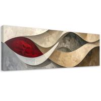 LEINWANDBILD 3D und geometrisch 120x40cm - Multicolor, Textil (120/40cm) - Feeby
