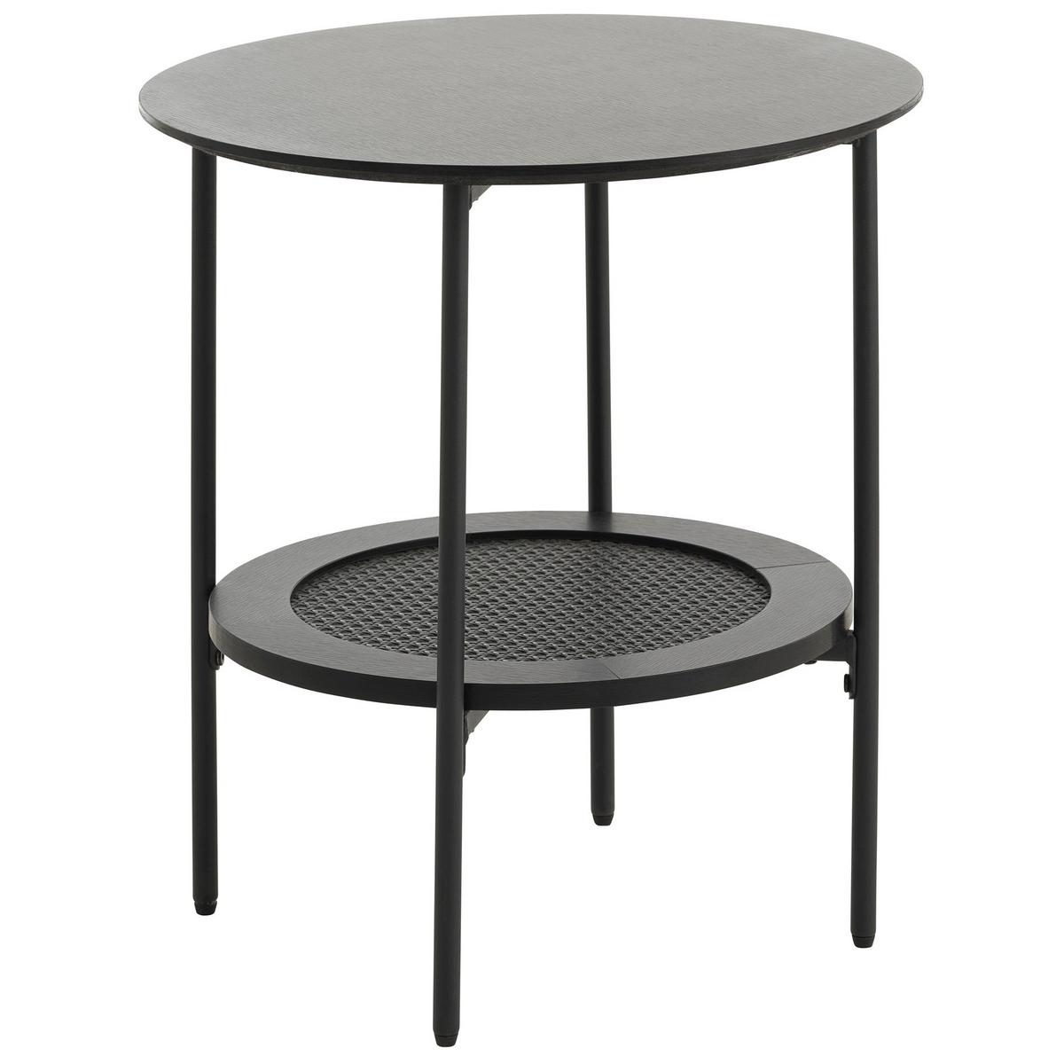 BEISTELLTISCH Mogest 50 cm - Dunkelbraun, Holzwerkstoff/Metall (50/50/50cm) - Selsey