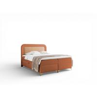 BOXBETT Willow - Braun, Holzwerkstoff/Textil (180/200cm) - Fun Möbel