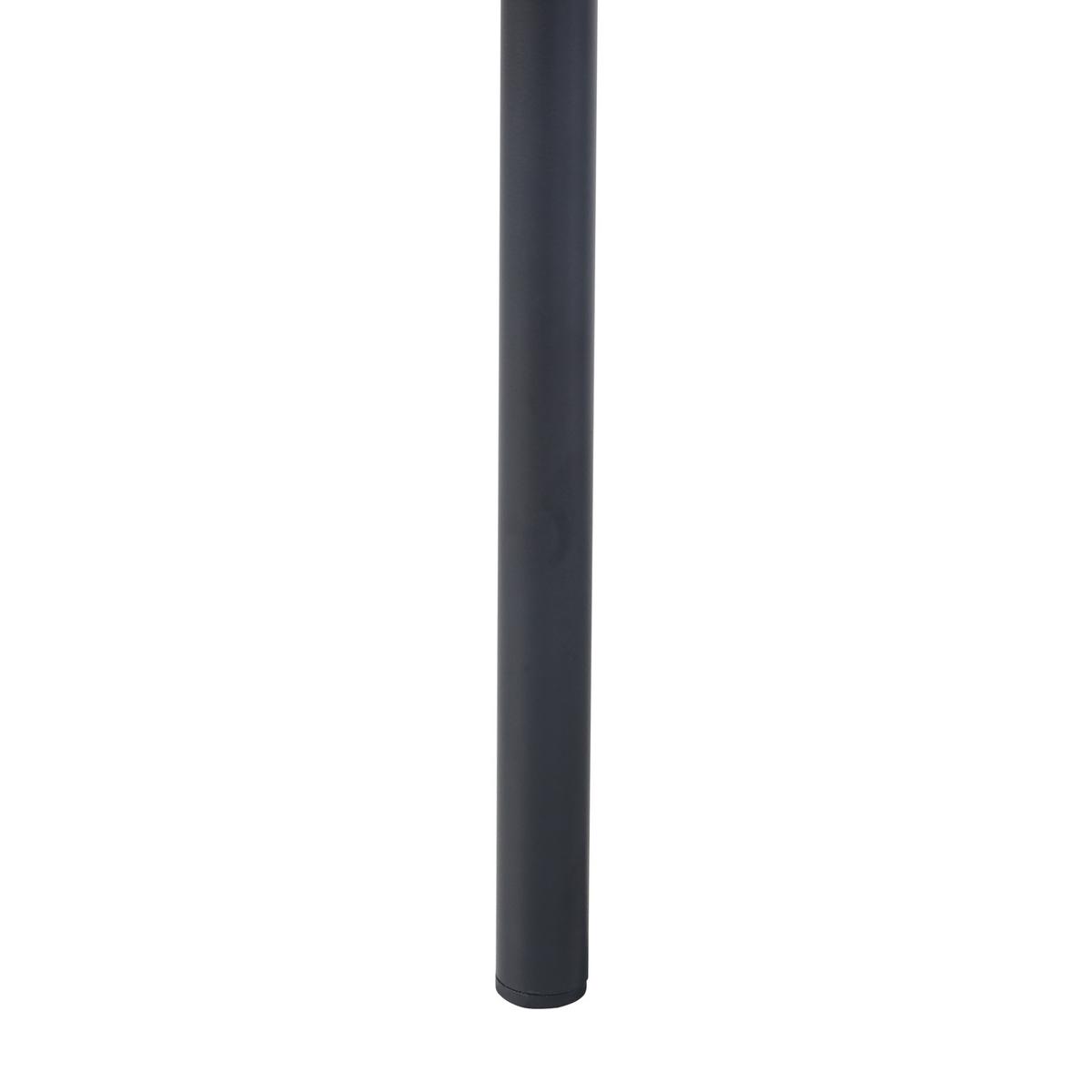 BEISTELLTISCH Mölndal - Schwarz, Metall (37/58/70cm) - [en.casa]