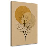 LEINWANDBILD Abstraktion 20x30cm - Braun, Textil (20/30cm) - Feeby