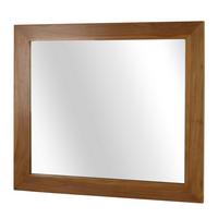 TEAK-WANDSPIEGEL Braun - Braun, Holz (80/71/3cm) - MCW